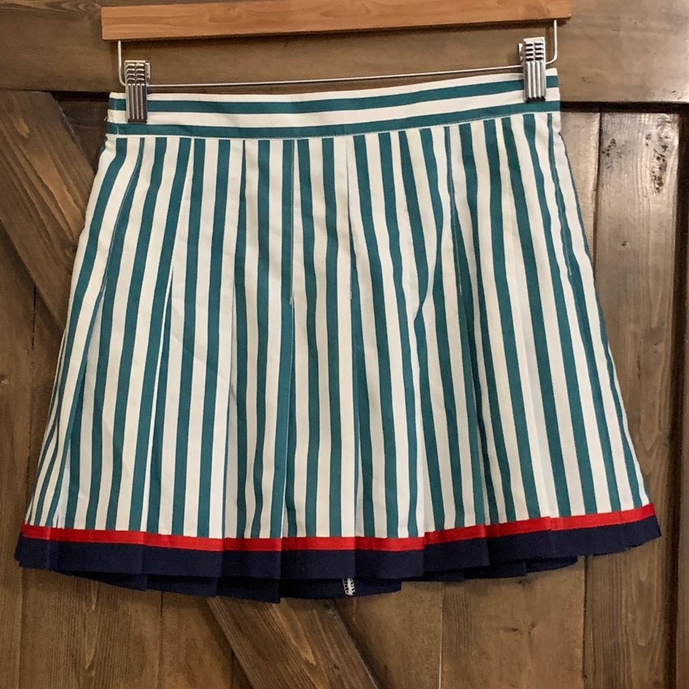 1970s pleated mini tennis skirt